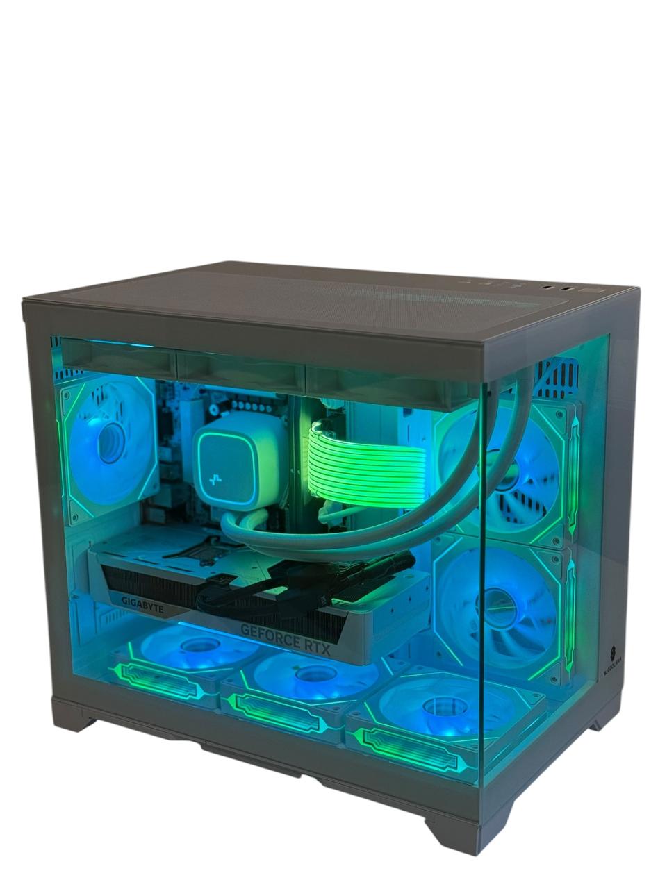 RTX 5070 Gaming PC — Eagle OC | i7-14700F | 32GB DDR5 6000 | 1TB Gen4 NVMe | Wjcoolman M-ATX Fishtank