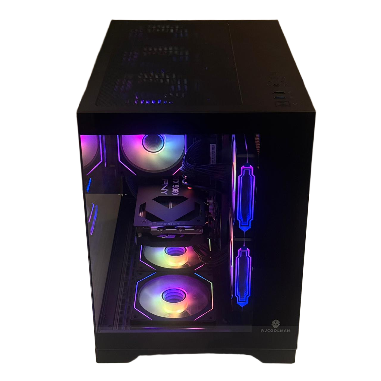 Aesthetic RTX 5060 Gaming PC - Intel I5 14400F | 16GB DDR4 Ram | 500GB SSD | 750W PSU